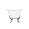 Aqua Eden Clawfoot Bathtubs, 60 L, 30.31 W, White/Polished Chrome, Cast Iron VCTND603119NC1 - alternate 5